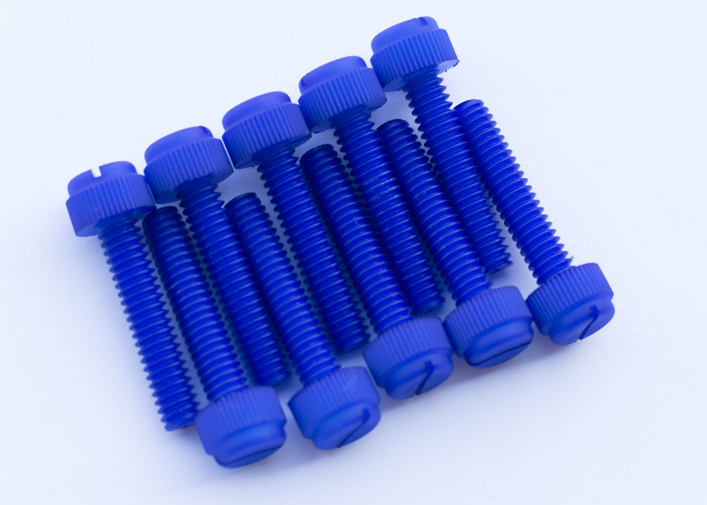 Nylon Thumb Screws, Blue