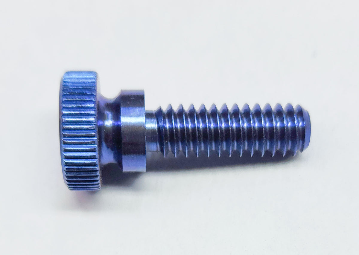 Titanium Thumb Screws, 1/4"-20, Pack of 2